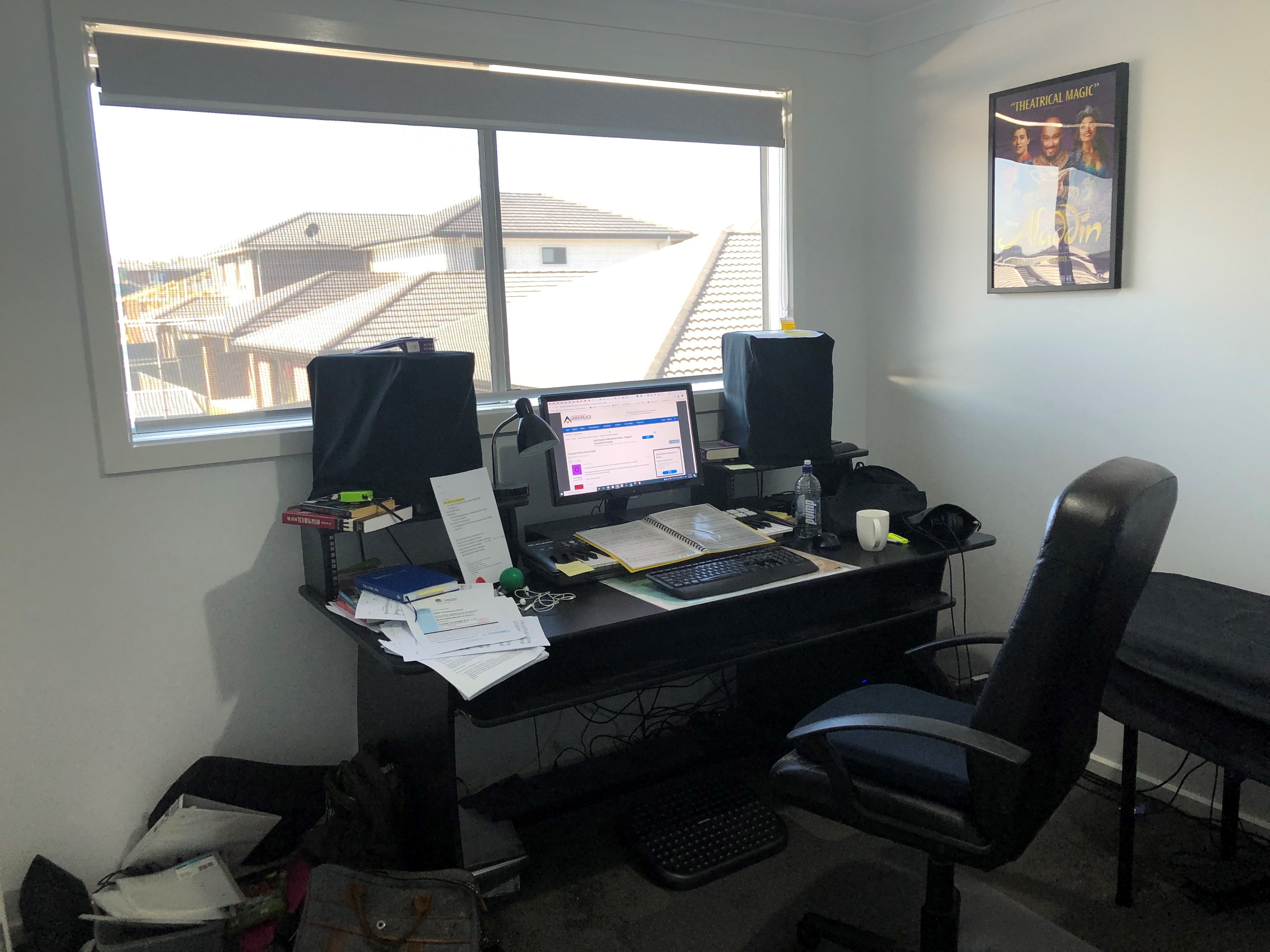Studio desk/monitor placement - The Coffee House - Cakewalk Discuss | The  Official Cakewalk by BandLab Forum