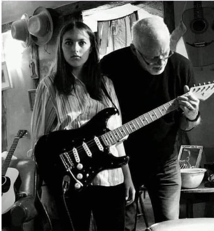 David Gilmour and Daughter.jpg